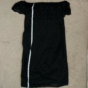 XL maternity black lace dress NWT pinkblush